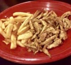 H. Grilled Chicken Strips and Fries (Children’s Menu)